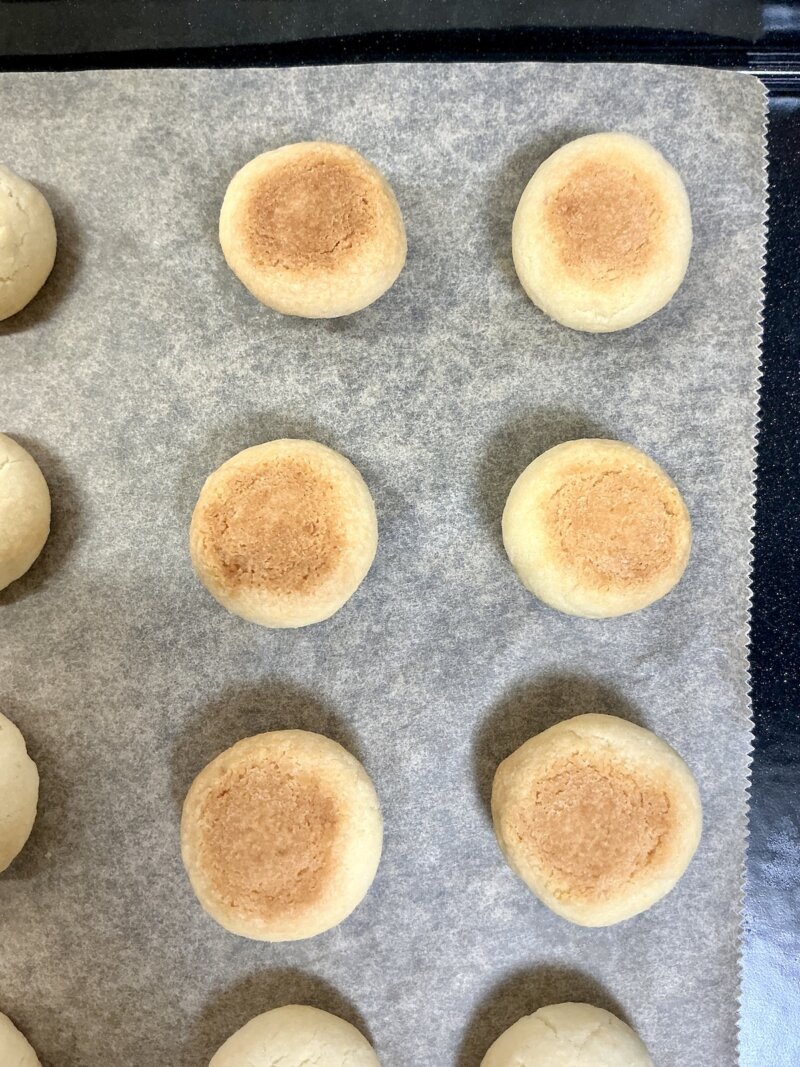 クッキー裏面の焼き色チェック