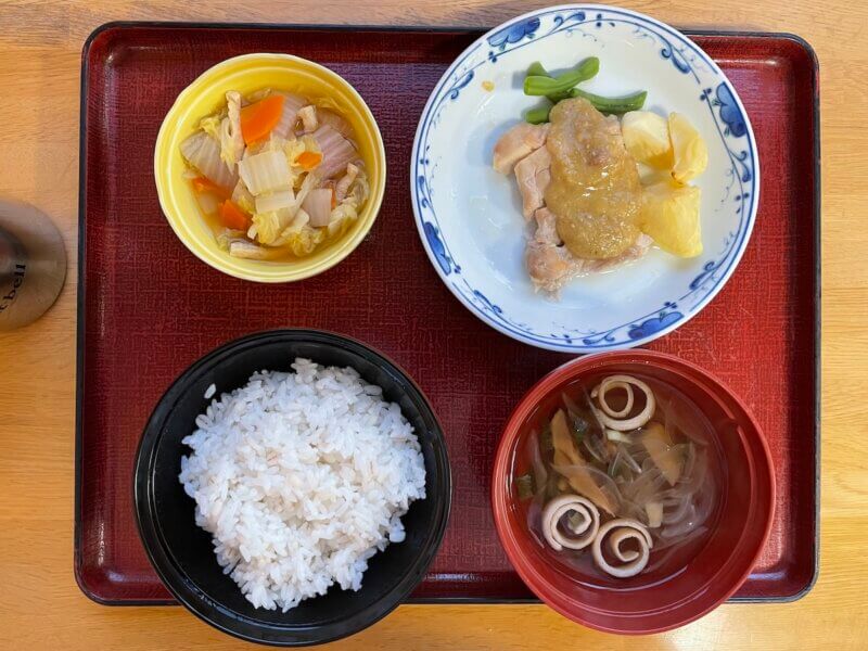 痔瘻の手術前の美味しそうな病院食