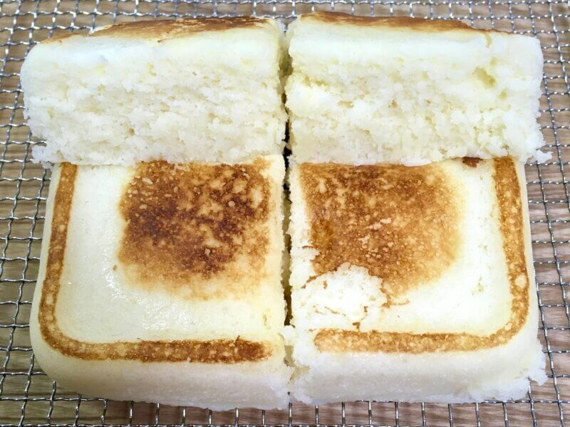 卵を入れずに作ったチーズ蒸しパン