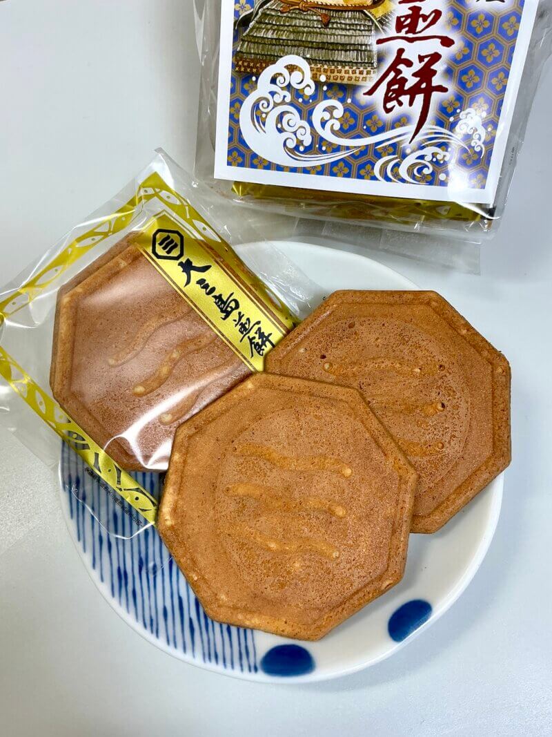 大三島で購入お土産「大三島煎餅」の中身