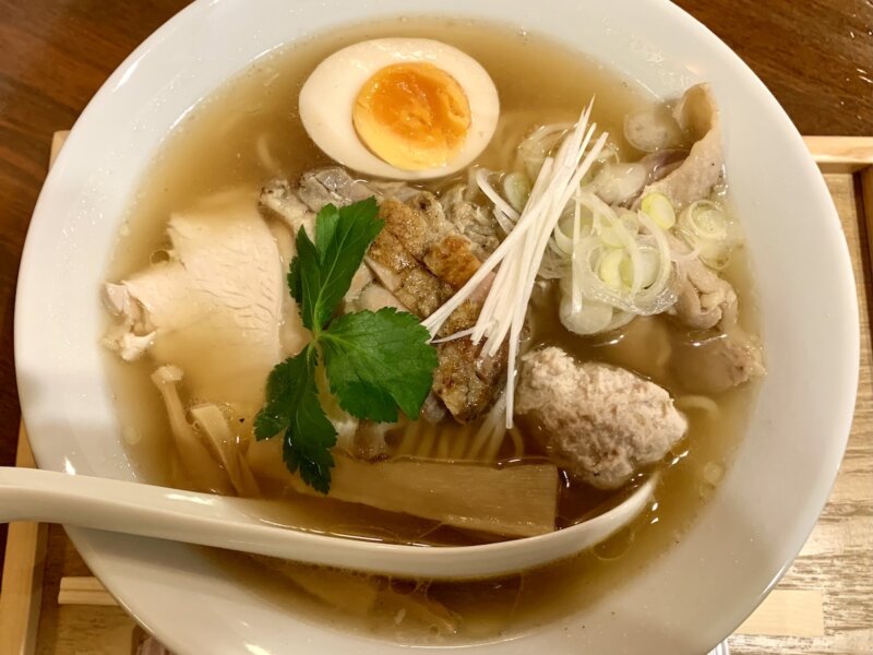 出雲のラーメン屋さんで頼んだメニュー