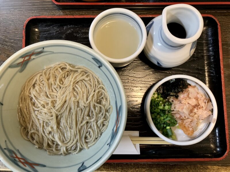 出雲そば「羽根屋本店」で注文した釜揚げそば