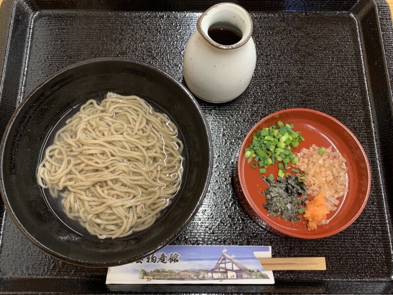 そば処 吉兆で注文した「釜揚げそば」の写真