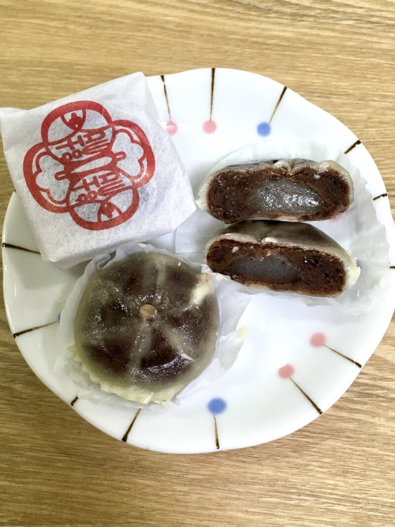 出雲で購入お土産「出雲ぬれきんつば」の中身