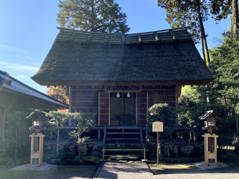 松江市の熊野大社にある鑽火殿 