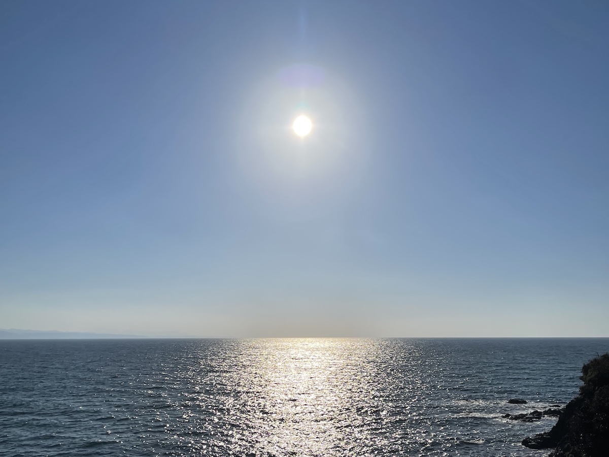出雲で撮った綺麗な夕日