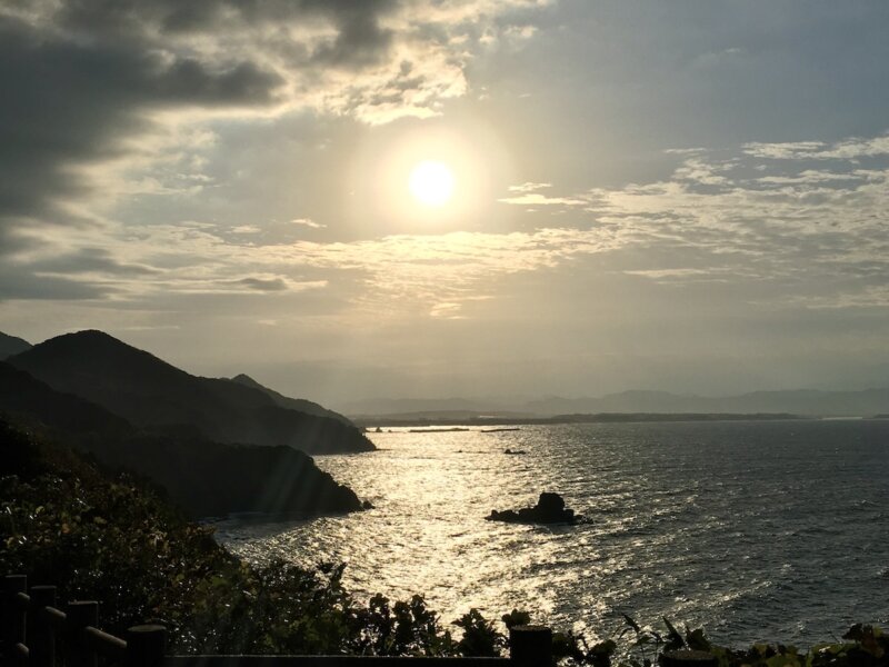 出雲で撮った朝日の写真