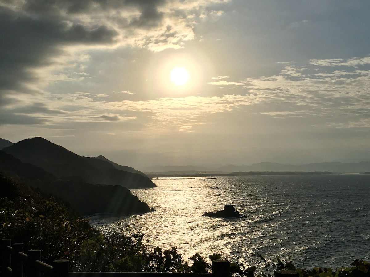 出雲で撮った朝日の写真