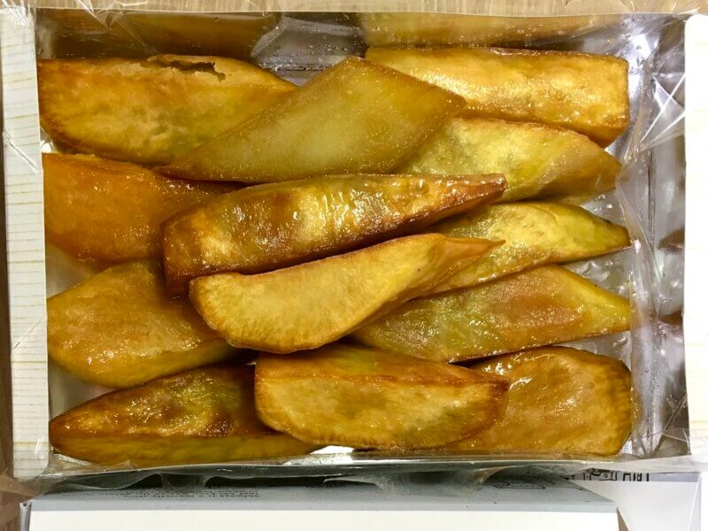 あべのポテトを開封したところ