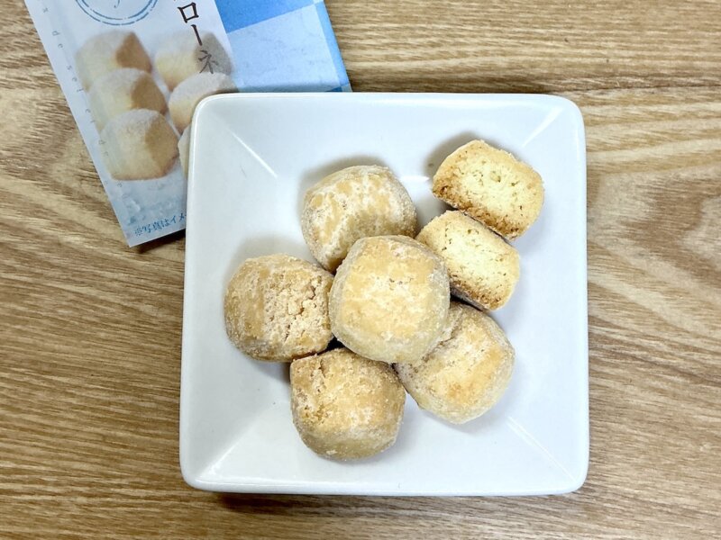 出雲市駅で購お土産「塩バターポルボローネ」の中身