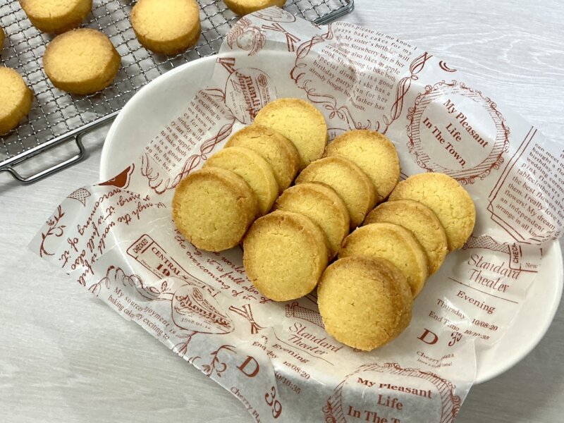 卵黄1個で作ったアイスボックスクッキー