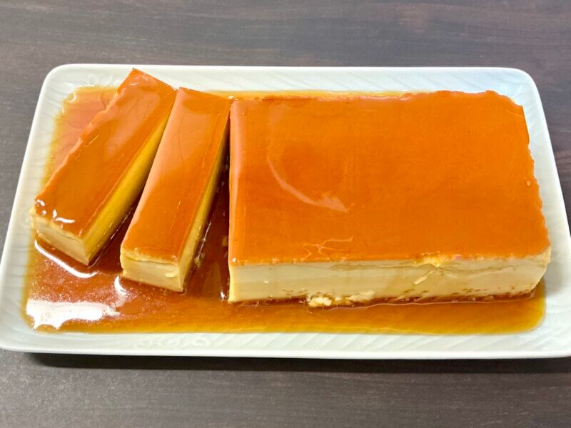 クリームチーズで作った固めプリン