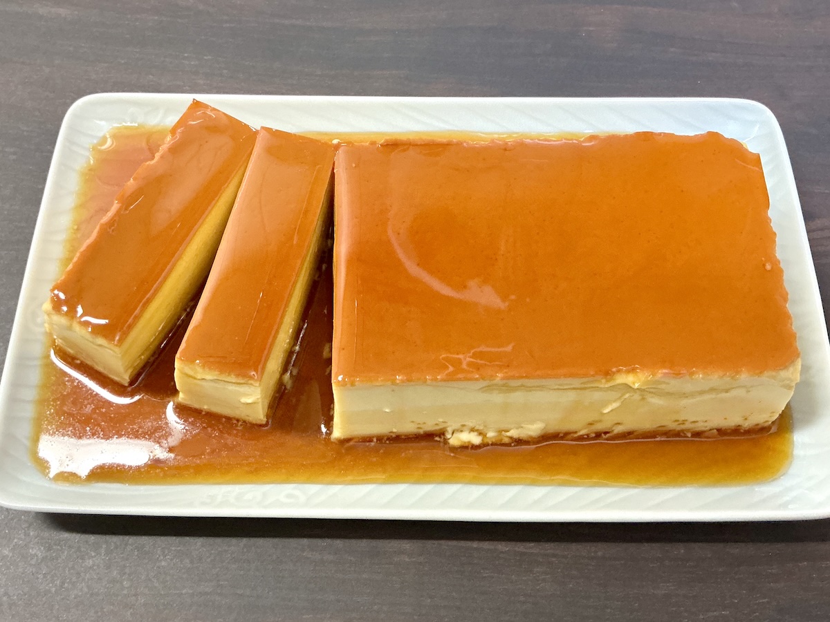 クリームチーズで作った固めプリン